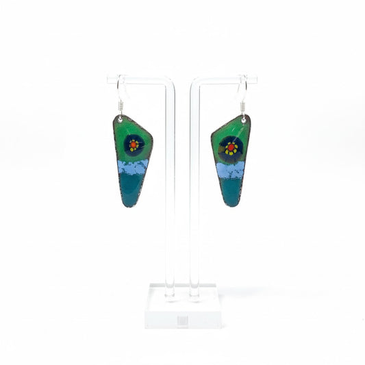 Enamel earrings "Masterpiece" from the Venice Collection