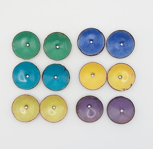 Emilia's Enamel Craft Kit. DIY Enamel Set: Design your own 12 earring variations!