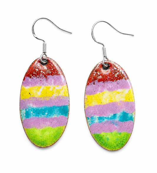 Enamel Magic Boho Earrings