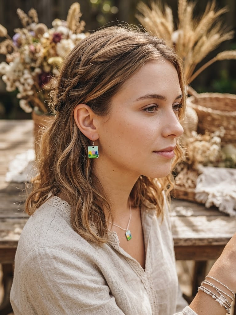 Boho-Ohrringe „Aura des Sommers“