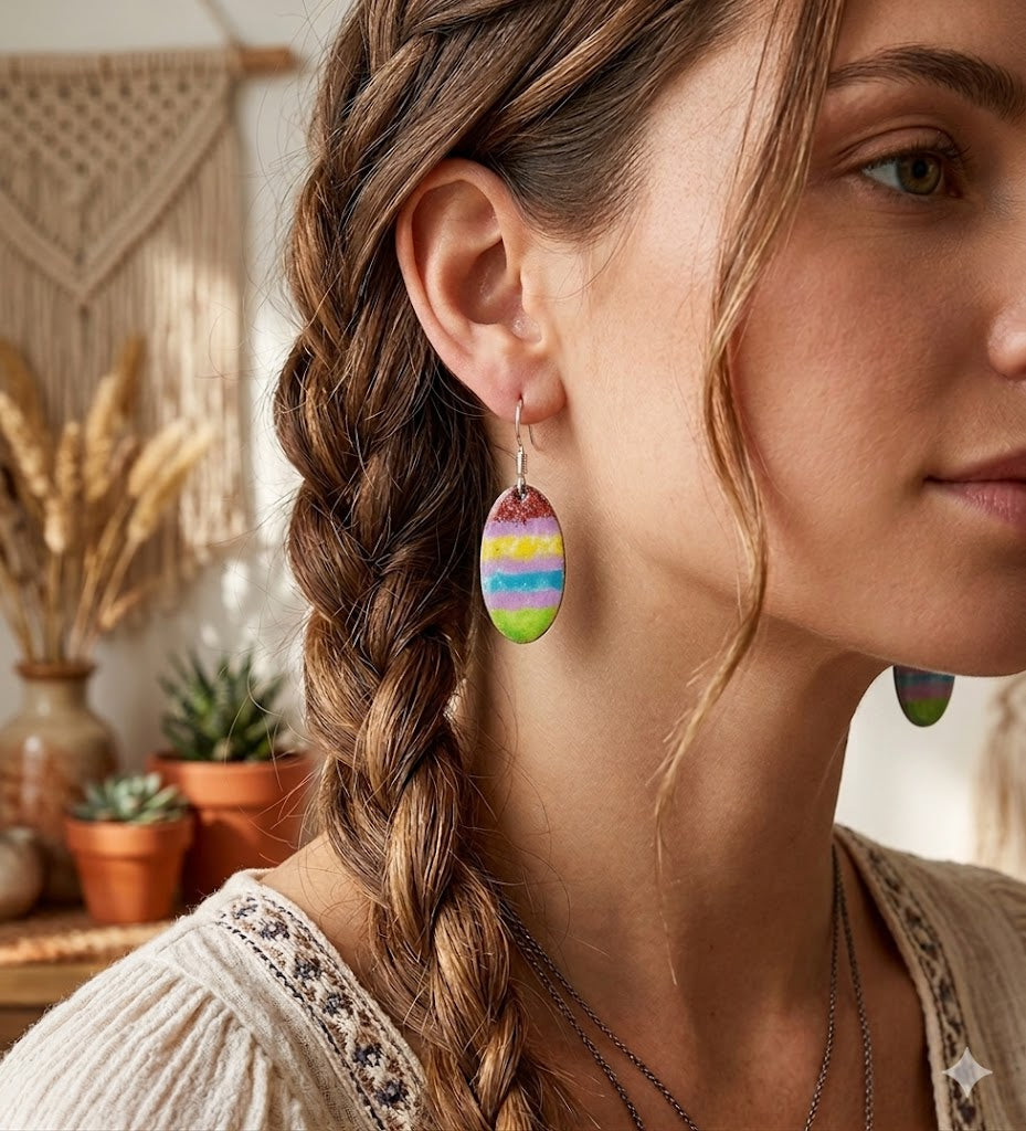 Enamel Magic Boho Earrings