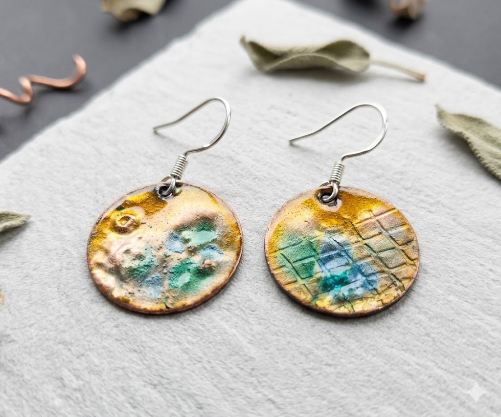 Emaille-Kunst im Industrial Boho Style: "Fake Patina" für ewig
