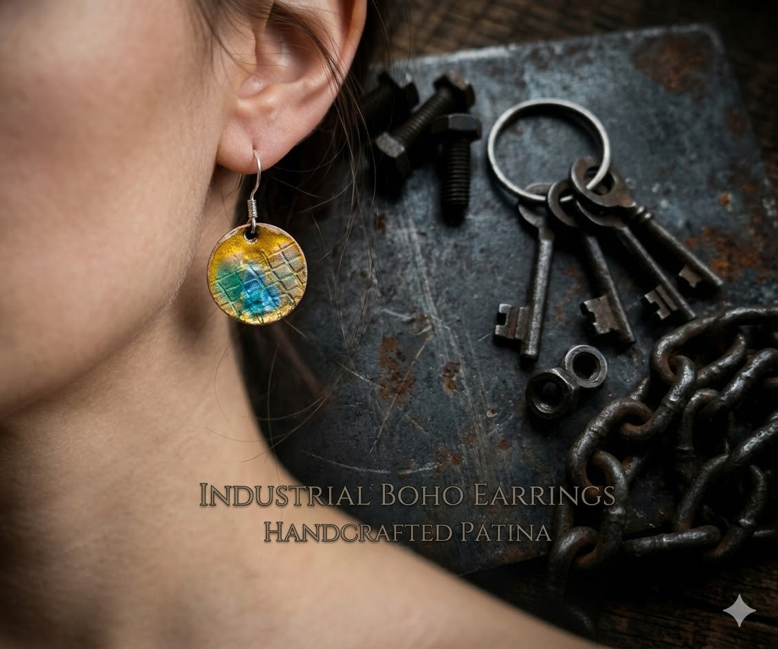 Emaille-Kunst im Industrial Boho Style: "Fake Patina" für ewig