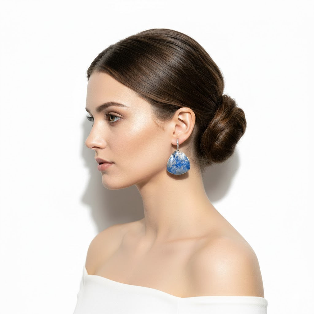 "Fjordleuchten" – Handgefertigte Emaille-Ohrringe: Die Magie des Nordens