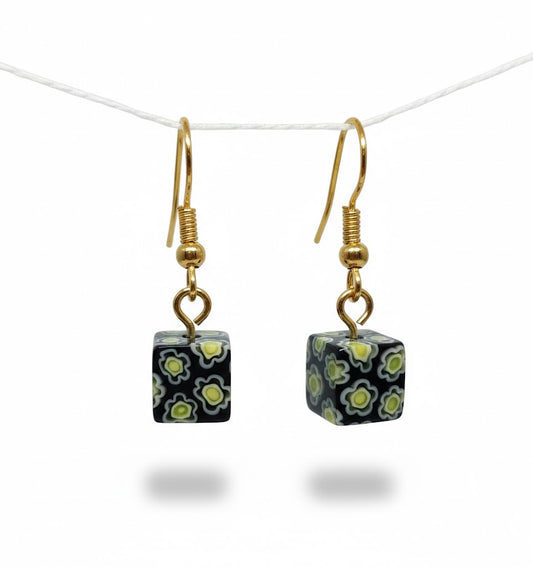 "Murano Mosaic" - Exclusive earrings with Murano glass cubes