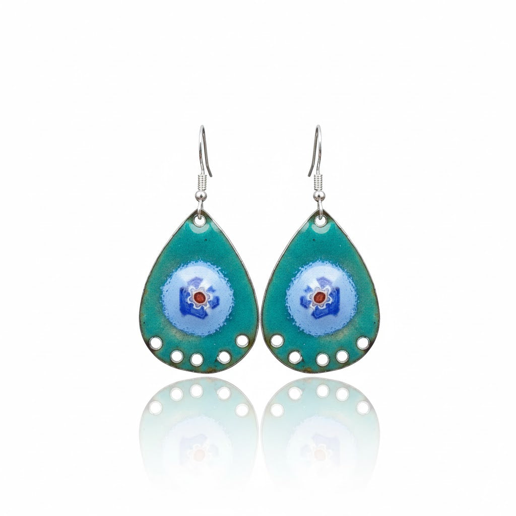 Enamel earrings "Eternal Venice" from the Venice Collection