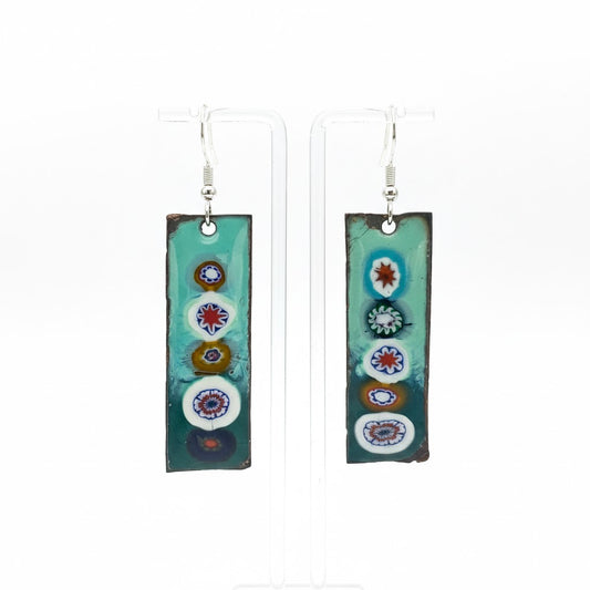 Enamel earrings "Lagoon Dream" from the Venice Collection