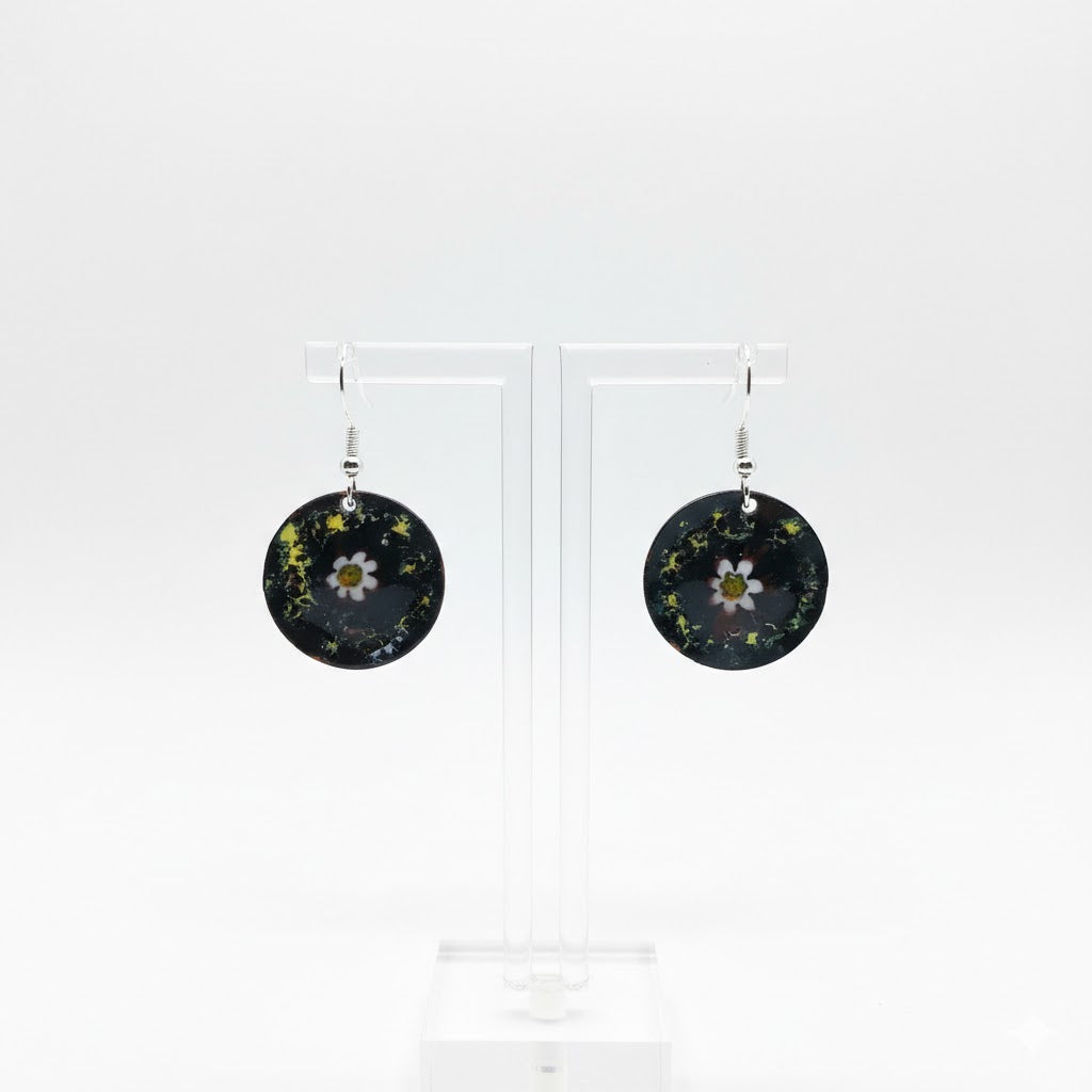 Enamel earrings "Palazzo elegance" from the Venice collection