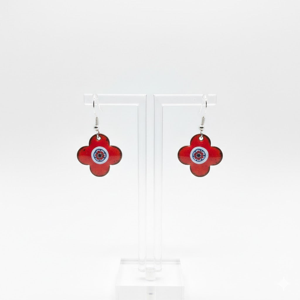 Emaille Ohrringe "Muranoperle" aus der Venedig Kollektion