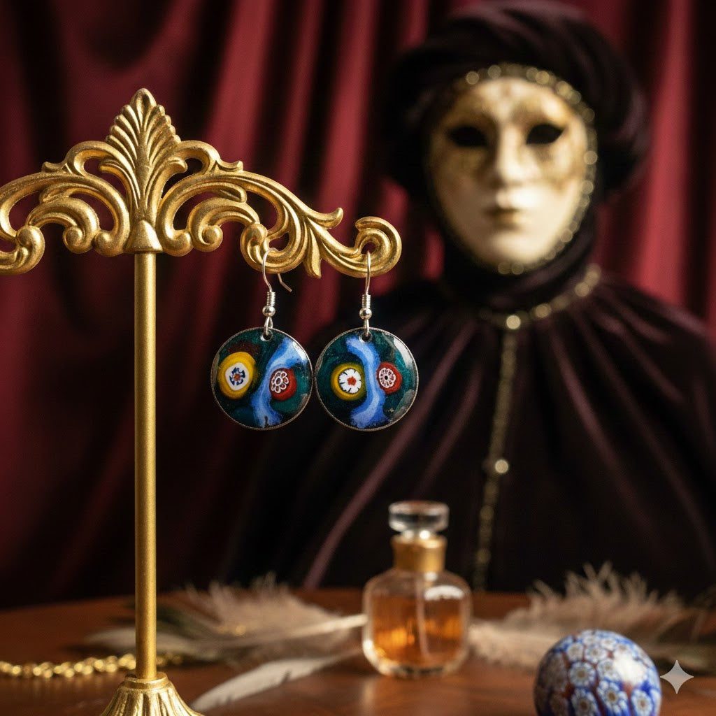 Emaille Ohrringe "Murano-Impressionen" aus der Venedig Kollektion