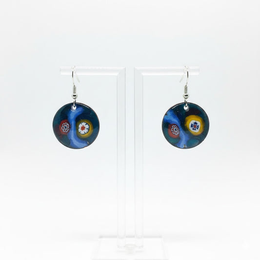 Enamel earrings "Murano Impressions" from the Venice Collection
