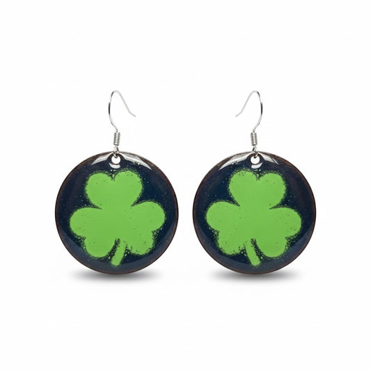 Enamel Earrings "Lucky Charm"